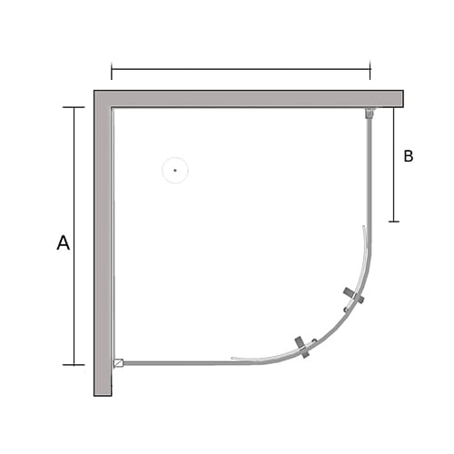 Kabina prysznicowa serii Stylio półokrągła rysunek techniczny z góry.jpg