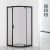 Kabina prysznicowa serii Stylio jednoskrzydłowa wysoka czarny profil.jpg