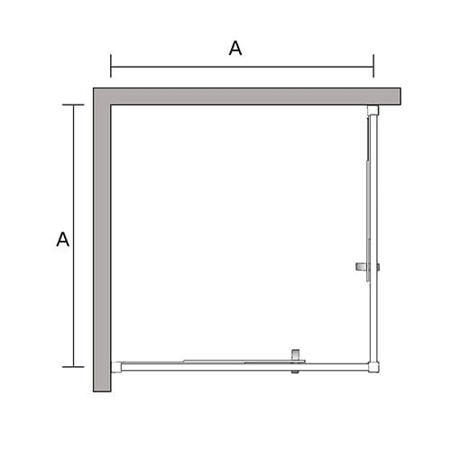 Kabina prysznicowa serii Stylio kwadratowa rysunek techniczny z góry.jpg