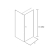 Kabina prysznicowa serii fresh line jednodrzwiowa lustro rysunek techniczny z przodu.jpg