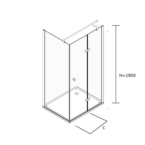 Kabina prysznicowa serii fresh line asymetryczna BK247 rysunek techniczny z przodu.jpg