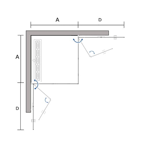 Kabina prysznicowa serii fresh line dwudrzwiowa foldex rysunek techniczny z góry.jpg