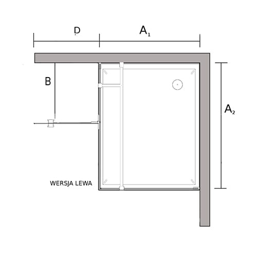 Kabina prysznicowa serii fresh line asymetryczna BK248 wersja lewa rysunek techniczny z góry.jpg