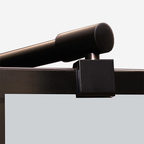 Estetyczny trzymacz szyby do kabiny prysznicowej czarny profil.jpg