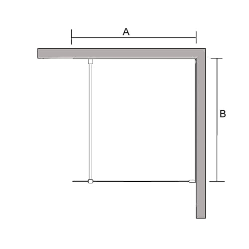 Kabina prysznicowa serii Easy in narożna BK251 rysunek techniczny z góry.jpg