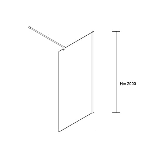 Kabina prysznicowa serii Easy in narożna BK251 rysunek techniczny z przodu.jpg