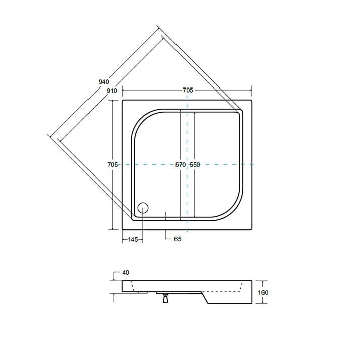 Brodzik akrylowy model 70 kod BKB002 wysoki rysunek techniczny.jpg