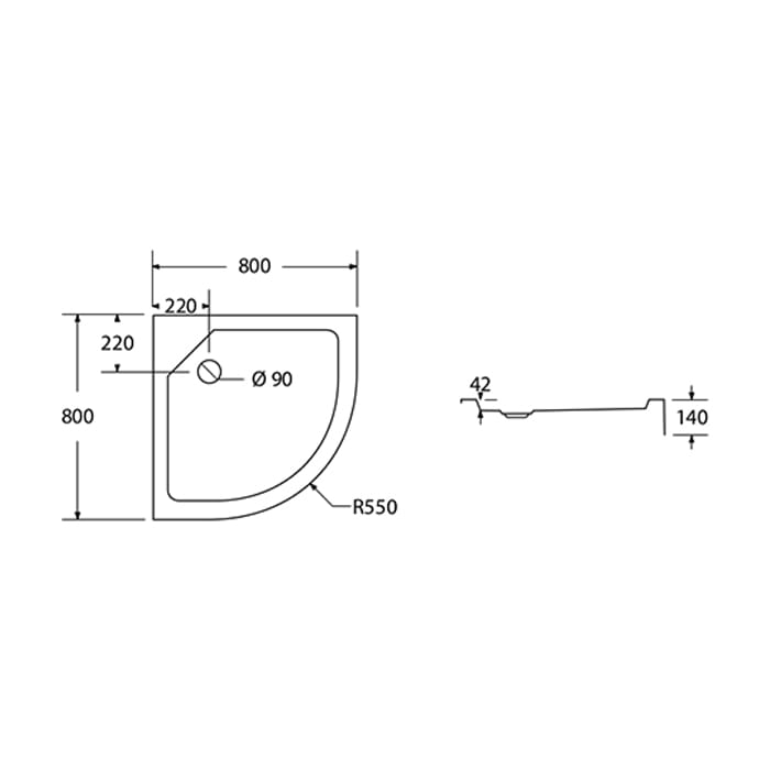 Brodzik z tworzywa SMC model 80 wysoki SMC01 rysunek techniczny.jpg