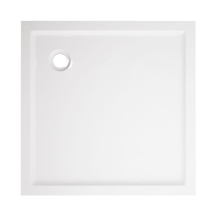 Brodzik z tworzywa SMC kwadratowy model 90 niski SMC04 góra.jpg