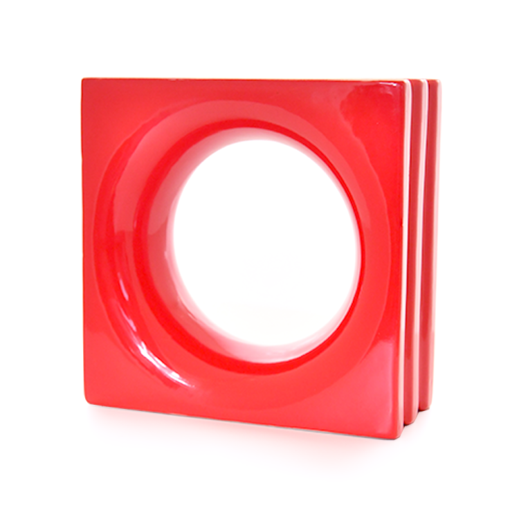 pustaki ceramiczne loop red czerwone z otworem koło okrągłe pustaki ceramiczne.png