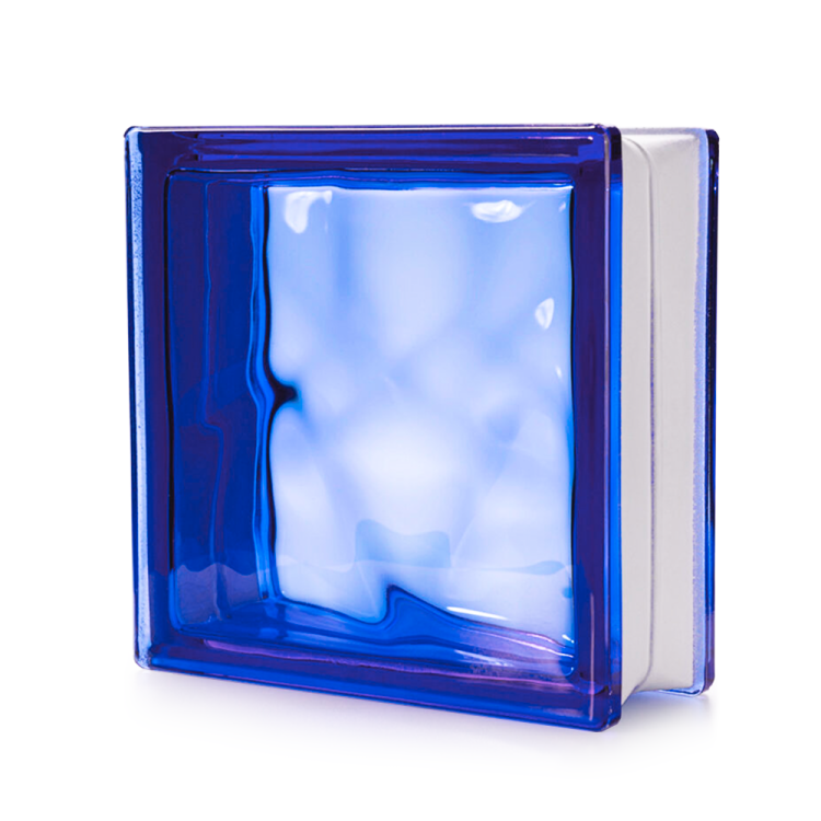 luksfery niebieskie wave blue 19x19x8 kolorowe pustaki szklane.png