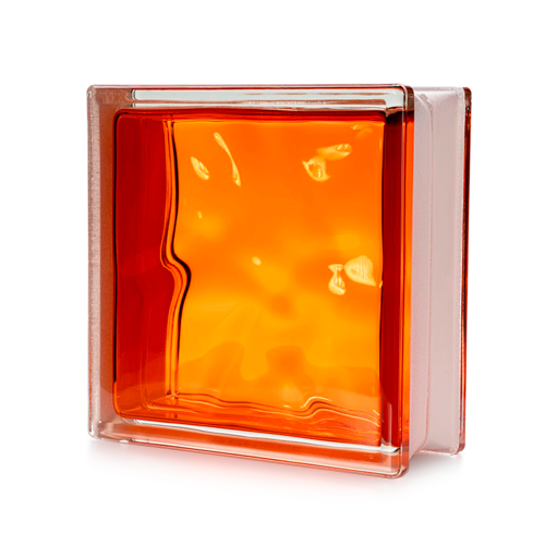 luksfery pomarańczowe wave brilly orange 19x19x8 kolorowe pustaki szklane.png